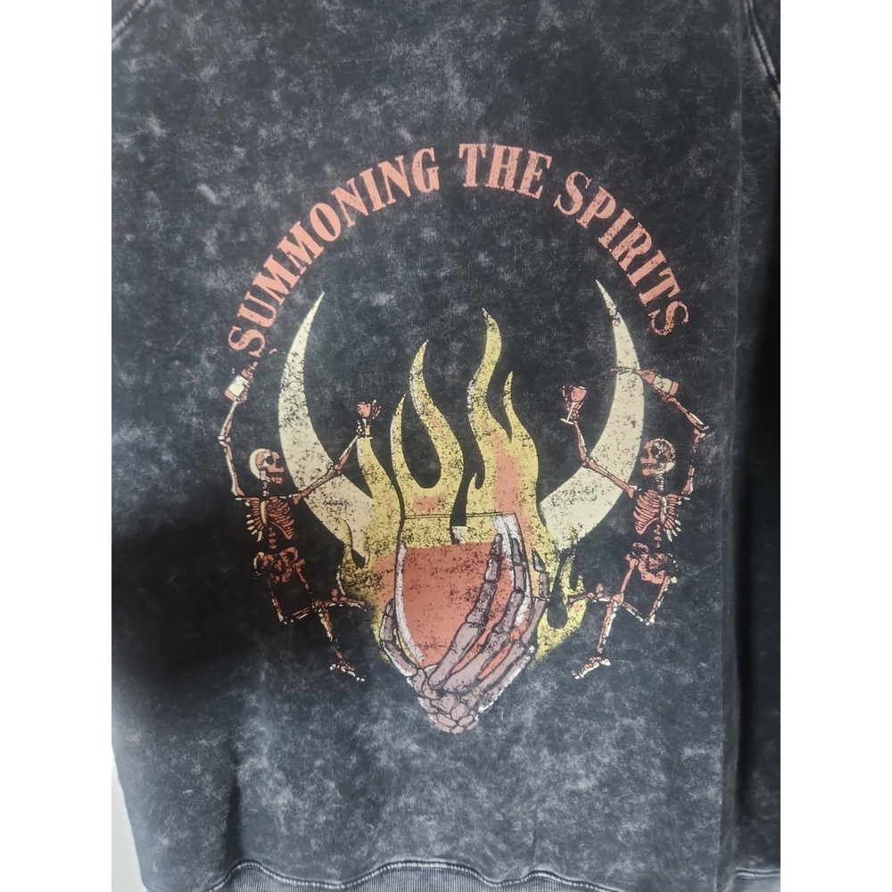 Torrid Love Sick Summoning The Spirits Dancing Skulls Womens Sweatshirts 3-3X - Picture 2 of 7